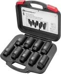 Powerbuilt 9 Piece Deluxe Axle Nut Socket Set, Tools For One Size, Black. Fixed Price $73.19.