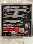 Sears Craftsman Usa Nos Mint Rare Metric Locking Ratchet Wrench Set 5PC 42390. Fixed Price $125.00.