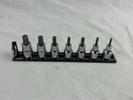 Mac Tools Usa SXAS7PT 3/8" Drive Pc. Sae Hex Bit Set - 1/8" + Vim Rail. Fixed Price $72.85.
