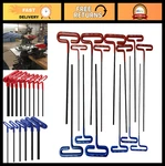 14-PIECE Cushion Grip Hex T-key Set & Metric, 9-INCH Arm, Durable Tool. Fixed Price $36.89.