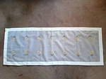 Vintage Cream Table Runner With Yellow Flowers.. Fixed Price $10.76.
