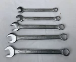 Stanley Used Combination Spanner Wrench Tool Af 11/16 5/8 9/16 7/16 3/8 Auto. Fixed Price $48.35.