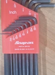 Snap-on BHS13A Sae Hex Ball Key Set 13PC Steel Non-ratcheting Black. Fixed Price $30.00.