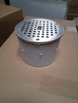 Zurn FD2210-PV4: Adjustable Floor Drain, Pcv Body, 4". Fixed Price $49.90.