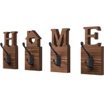 Rustic Coat Hooks For Hanging Keys, Hats Bathroom Towels Set Of 4 Wal. Fixed Price $23.48.