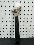 Craftsman Adj Wrench Vtg Made Usa 10" 44168 Wf Precision-machined Jaws. Fixed Price $39.99.