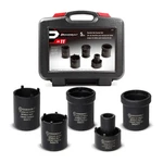 Powerbuilt Spindle Nut Socket Tool Kit, 5 Piece, Remove One Size, Black. Fixed Price $155.88.