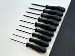 New Tekton Usa Made 9PC Long Black Out Hard Handle & Blade Hex Allen Driver Set. Fixed Price $99.99.