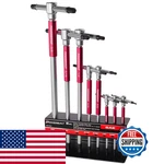 Powerbuilt 8 Pc Sae T-handle Hex Allen Key Wrench Set W/ Speed Sleeves For. Fixed Price $137.88.