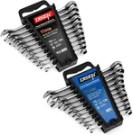 22 Pcs Ratcheting Wrenches Set, Combination Sae & Metric Standard,. Fixed Price $45.41.