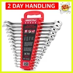 15-PIECE Sae Combination Wrench Set, 1/4'' 1'' 12-POINT Open End And Box .... Fixed Price $51.29.