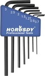 Sedy 7-PIECE Mini Hex Key Metric Set, Shape Allen Wrench, 0.7MM, 0.9MM, 1.27MM. Fixed Price $11.54.