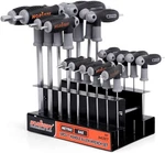 Horusdy 18PC Handle Wrench Set Sae Metric Ball End Hex Keys. Fixed Price $65.99.