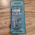 Allen 9 Piece Sae Short Arm Hey Key Set 56122 Usa Made New. Fixed Price $8.99.