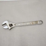 Vtg Proto 710-S Chrome Plated Adjustable Wrench 10IN Forged Alloy Steel. Fixed Price $25.00.