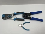 Lot Ideal Ratcheting Crimp Tools + Channel Lock 41S Side Cutter. Fixed Price $24.50.