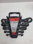Apollo Tools 5 Piece Metric Steel Ratcheting Wrench Set. Fixed Price $29.99.