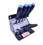 Eklind 10PC Metric Hex Screwdriver Set Ball End 1.3-10 Mm 90611 Stand Usa Made. Fixed Price $49.64.