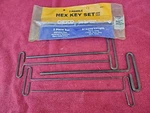 Chesco 82337 5 Pc Metric T-handle Hex Key Set, Usa. 9" Length. Fixed Price $34.99.