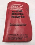 Vintage Proto Metric Hex Key Set Piece 4976A With Case. Fixed Price $21.22.