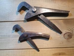2 X Vintage Footprint Pipe Wrench Adjustable Spanner Tools Mechanic Old. Fixed Price $28.19.