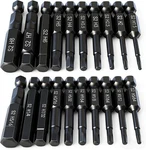 Ptslkhn Hex Head Allen Wrench Drill Bits Set 10PC Metric & Sae Upgraded 1/4. Fixed Price $13.23.