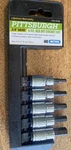 3/8" Drive Metric Hex Bit Socket Set 5 Pieces. Fixed Price $6.99.