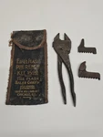 Vintage Eifel-flash Tools Plierench Kit Original Bag & 2 Extra Heads. Fixed Price $52.50.