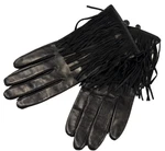 Fownes Leather Fringe Gloves Western Cowgirl Trimmed Size 9 New. Fixed Price $31.99.