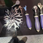 Kobalt Speed Fit Wrench Set With Ratchet And Adjustable. Fixed Price $29.99.