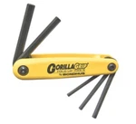 Bondhus Gorilla Grip Sae Folding Hex Key Wrench Set, 3/16" To 3/8", #12585. Fixed Price $8.49.