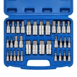 33PCS Hex Bit Socket Set, 1/4", 3/8" And 1/2" Drive, Sae & Metric Allen. Fixed Price $34.99.