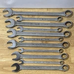 Dayton Sae Combination Wrench Set 12 Point 3/8" 1" Vtg Usa. Fixed Price $119.95.