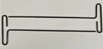 Eklind 2 T-handle 1/8" 9" Hex Allen Set T-key Long Arm 31908 Usa. Fixed Price $9.95.