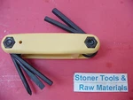 Utility Gorillagrip 5PC Fold-up PH#1, 3/16"SLOT & 4-6MM Hex Bondhus 12540. Fixed Price $7.49.