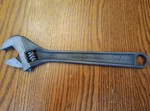 Vintage Crescent 12" AT112 Adjustable Wrench. Black Oxide Finish. Jamestown, Ny. Fixed Price $24.99.