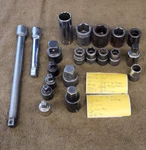 20 Wright 1/2" Impact Hex Socket Extension Adapter Sae 3/8 3/4 17MM Tool Set Usa. Fixed Price $105.74.