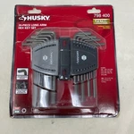 Husky 26-PC Long Arm Hex Key Set Sae/metric, Black/gray. Fixed Price $8.98.
