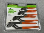 New Pittsburgh 4 Pc Tongue & Groove Joint Pliers Set. Fixed Price $16.96.
