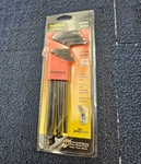 (9 Piece) Bondhus 10999 BLX9M Metric Balldriver L-wrenches 1.5 10MM. Fixed Price $17.60.