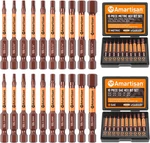 Amartisan 20-PIECE Hex Head Allen Wrench Drill Bit Set, Metric And Sae S2 Steel. Fixed Price $15.05.