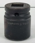 Snap-on 1-1/8" Impact Socket 3/4" Drive 6 Pount Good Condition. Fixed Price $17.11.