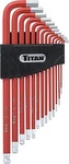 Titan Tools 12713- 13PC Extra Long Ball Tip Sae Hex Set. Fixed Price $34.25.