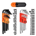 26 Wrench Set Hex Key Tool Alan Metric Sae Ball End Short Long Arm. Fixed Price $16.99.