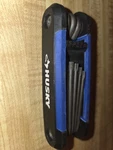Blue Husky 8-PIECE Alloy Steel Torx Pocket Key Set. Fixed Price $11.00.