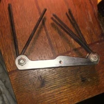 Vintage H.d. Hunter & Co Smitty Allen Wrench Set Large 6 1/2. Fixed Price $15.00.