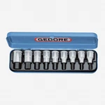 Gedore 19 Pm Screwdriver Bit Socket Set 1/2" Pcs In-hex 5-17 Mm. Fixed Price $208.01.