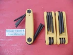 New Utility Gorillagrip 5PC Fold-up PH#1, 3/16"SLOT & 4-6MM Hex Bondhus 12540. Fixed Price $11.95.