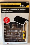 Alltrade 87 Pc Socket Set Sae & Metric Ratchet Mechanics Tool W/case. Fixed Price $15.47.