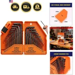 32-PIECE Hex Key Set With Another Torque Handle, Allen Wrench Inch/metric.... Fixed Price $31.07.